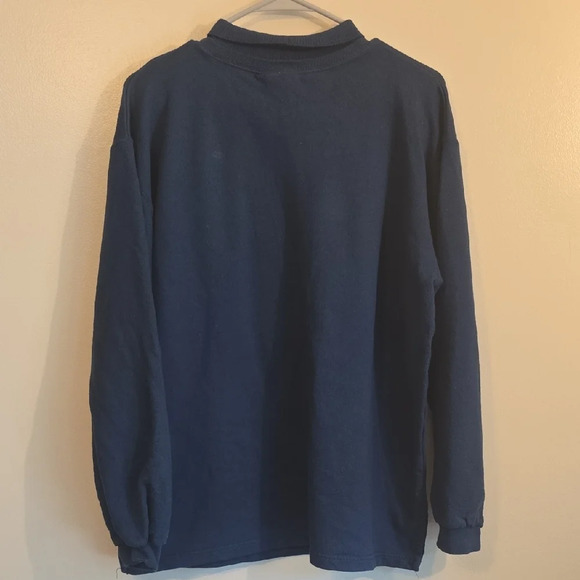 Classic Navy Blue Men's Valvoline Workers Sweatshirt MADE IN USA LOT N - Picture 3 of 5